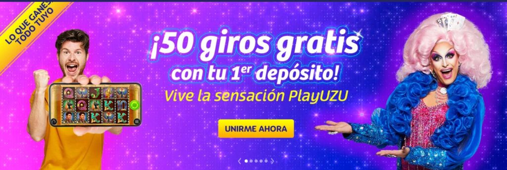 bono de bienvenida de giros gratis sin rollover - playuzu